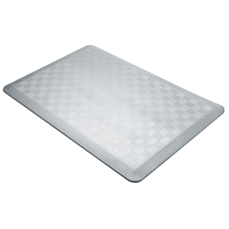 Tapis anti-fatigue panier tissé Chamberlain, Gris foncé