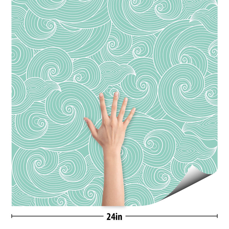 Heredio Peel & Stick Tile, 102" L x 24" W