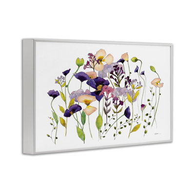 Branches de pavot mauves par Shirley Novak bg-030