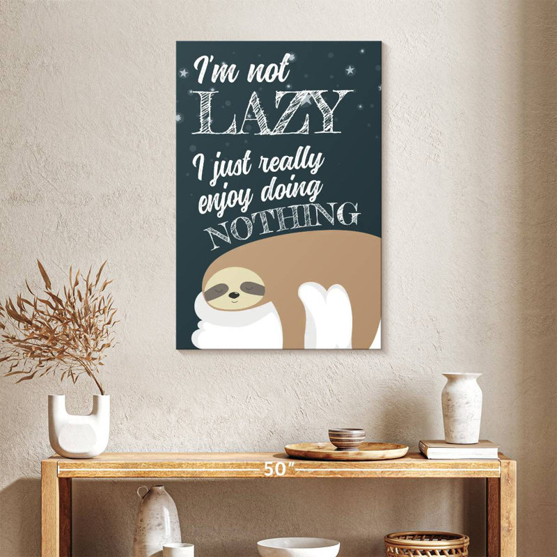 Tergel Funny Sloth, 36" H x 24" W