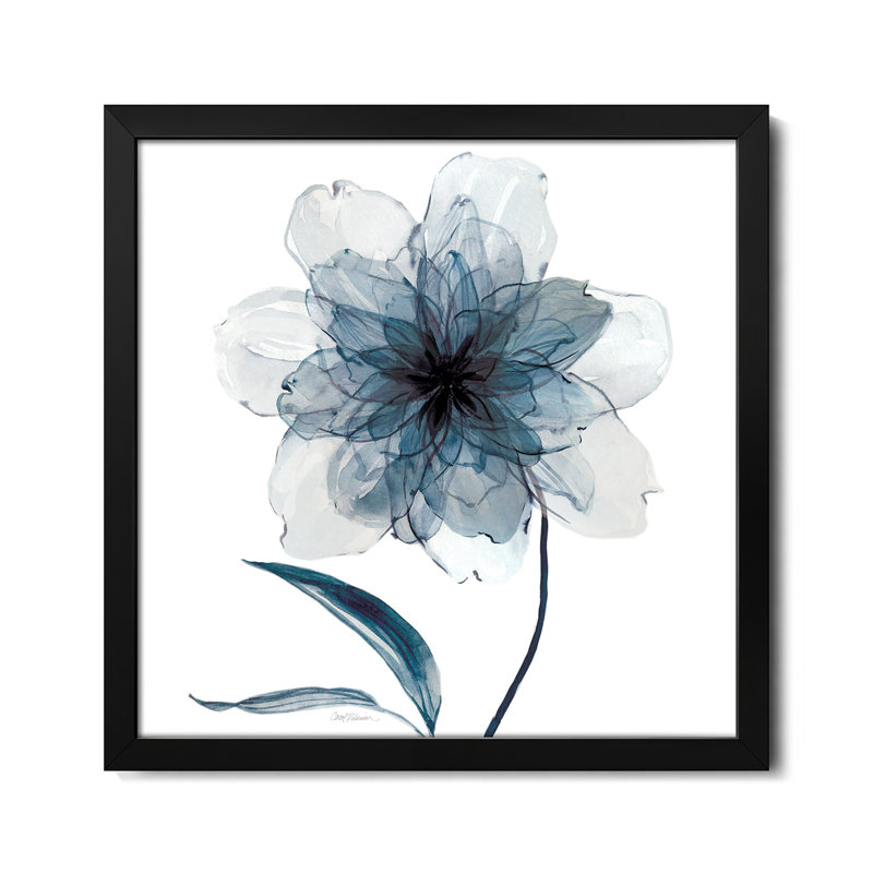 Affiche Indigo Bloom II par Carol Robinson, H 16 po x l 16 po