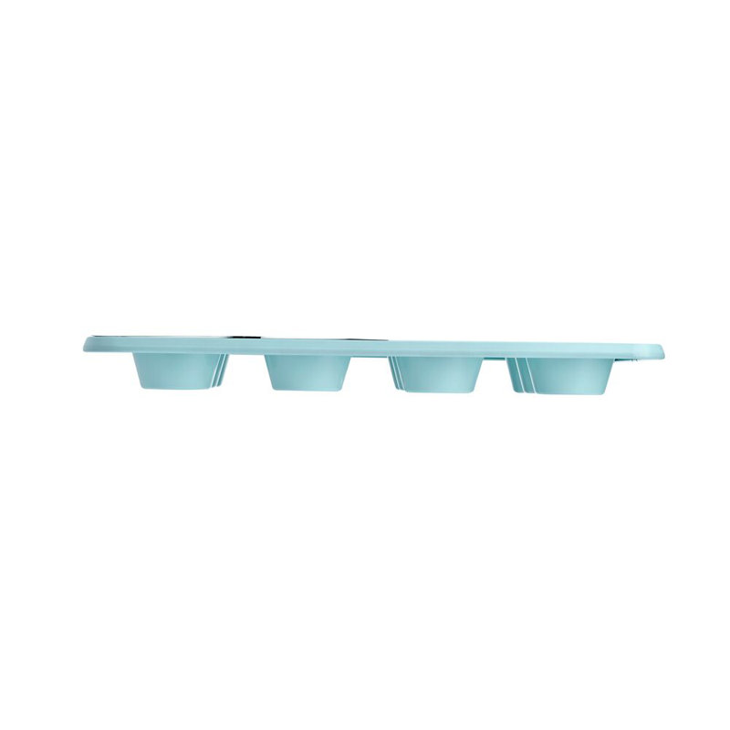 12-Cup Nonstick Aluminized Steel Muffin Pan, Blue Velvet, Mineral Water