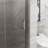 34"X 72" Bifold Frameless Glass Shower Door 1/4 Inch Tempered Clear Glass Pivot Swing Shower Panel, Foldable-110270933
