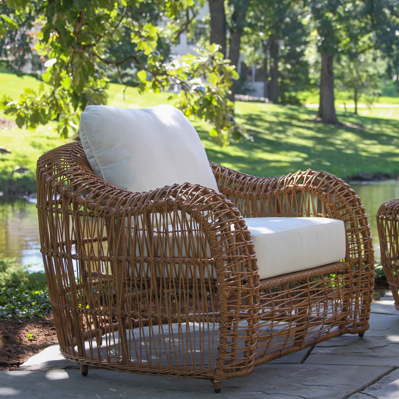 Alyshia Sunbrella® Patio Lounge Chair