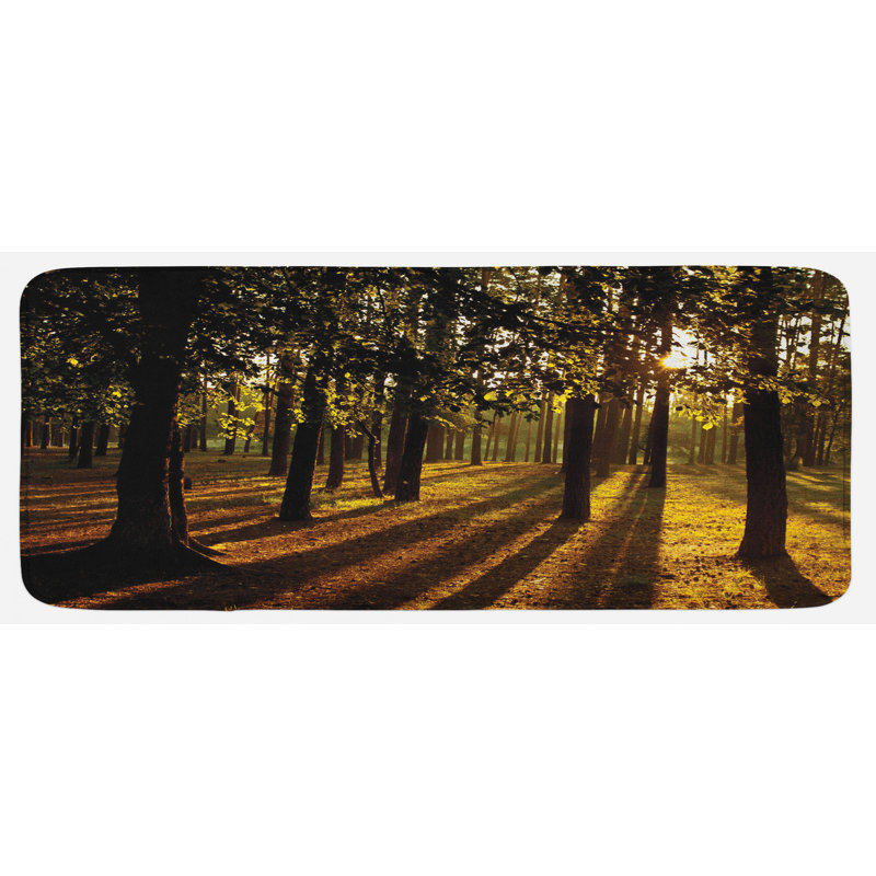 Tapis de cuisine forest
