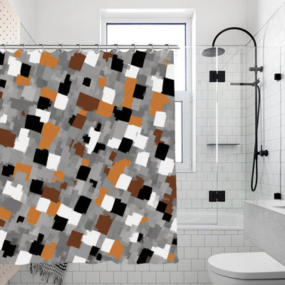 Modern Camouflage Shower Curtains 71  71
