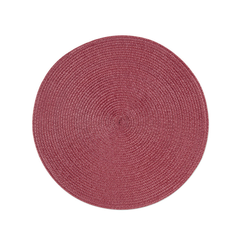 Polypropylene Plastic Placemat, Red