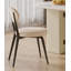 Chaise moderne et simple en velours rembourré-1186499390