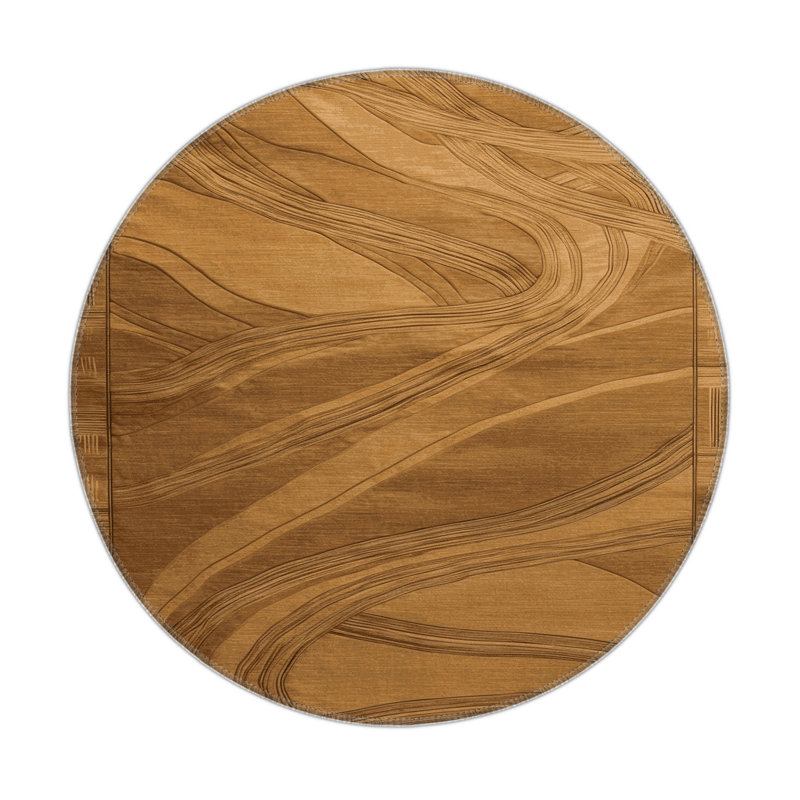 Tapis intérieur et extérieur ArtDeco, Rond 5 pi