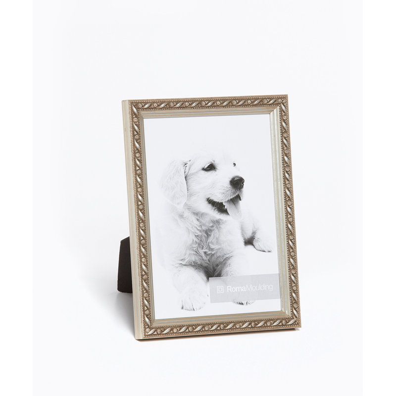Cadre photo Vintage, Feuille d'argent, 8 po x 10 po