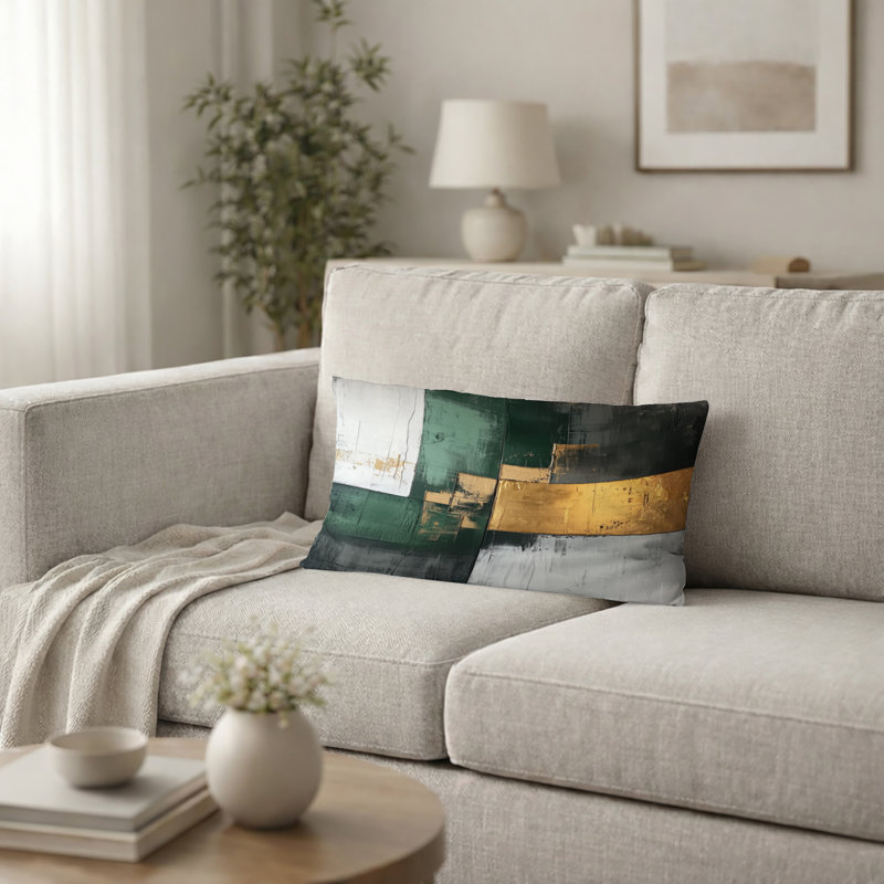 Coussin Abstract, H 12 po x l 20 po