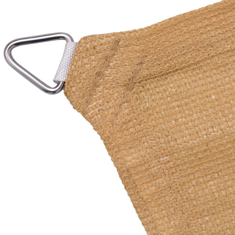 Roffe 2m x 2m Square Shade Sail, Beige