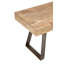Banc Perin en bois de manguier brun clair