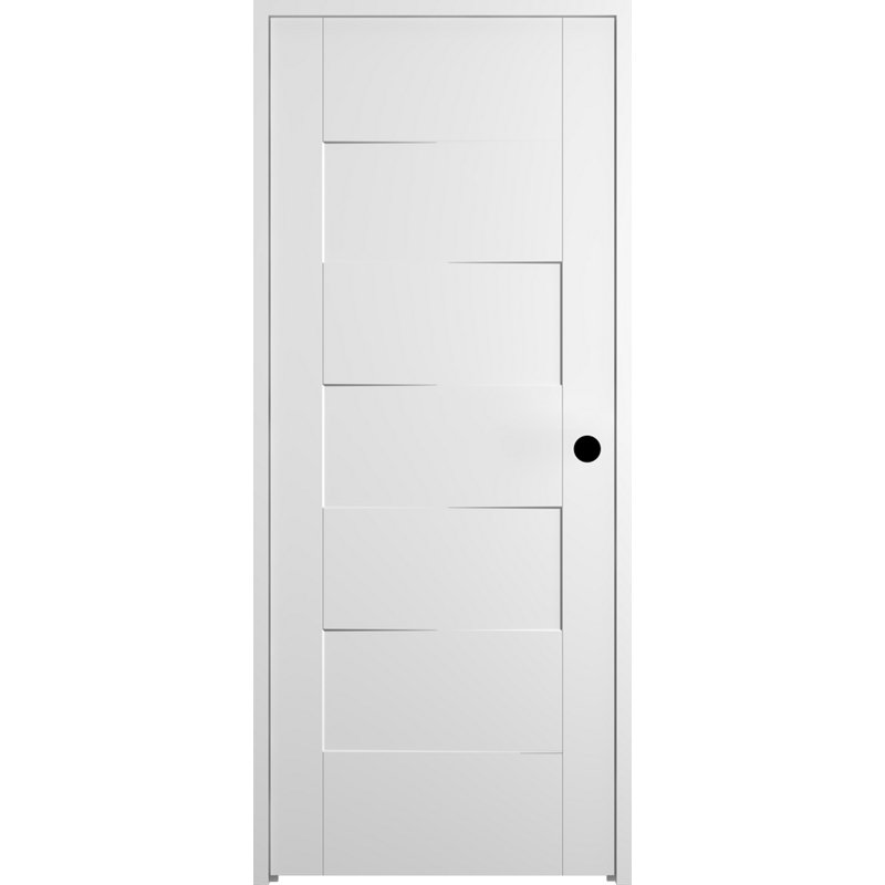 Porte intérieure pré-suspendue Lester, 36 po x 80 po, Côté gauche