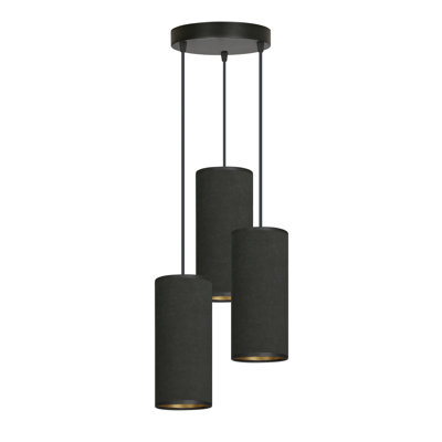 Ealidh 3 - Light Steel Cluster Pendant