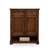 Dark-brown Solid Wood Shoe Storage Bench