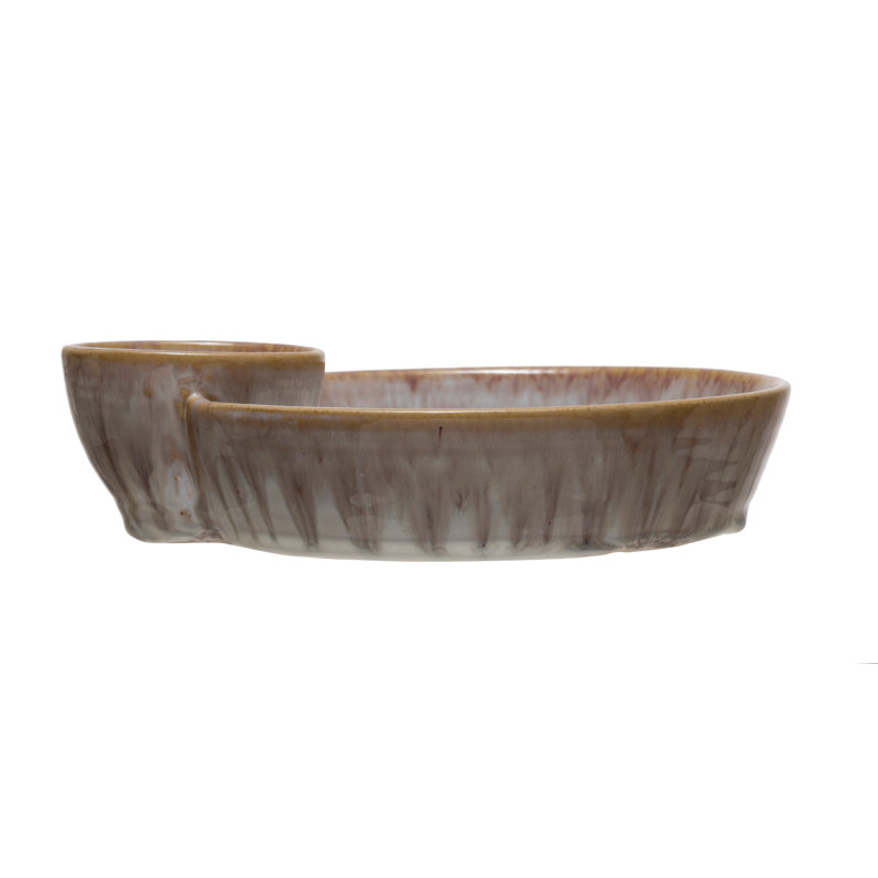 Cream Stoneware Serving Dish