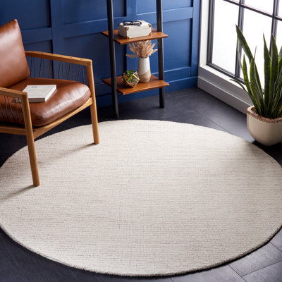 Maja Handmade Tufted Wool Ivory/Beige Rug
