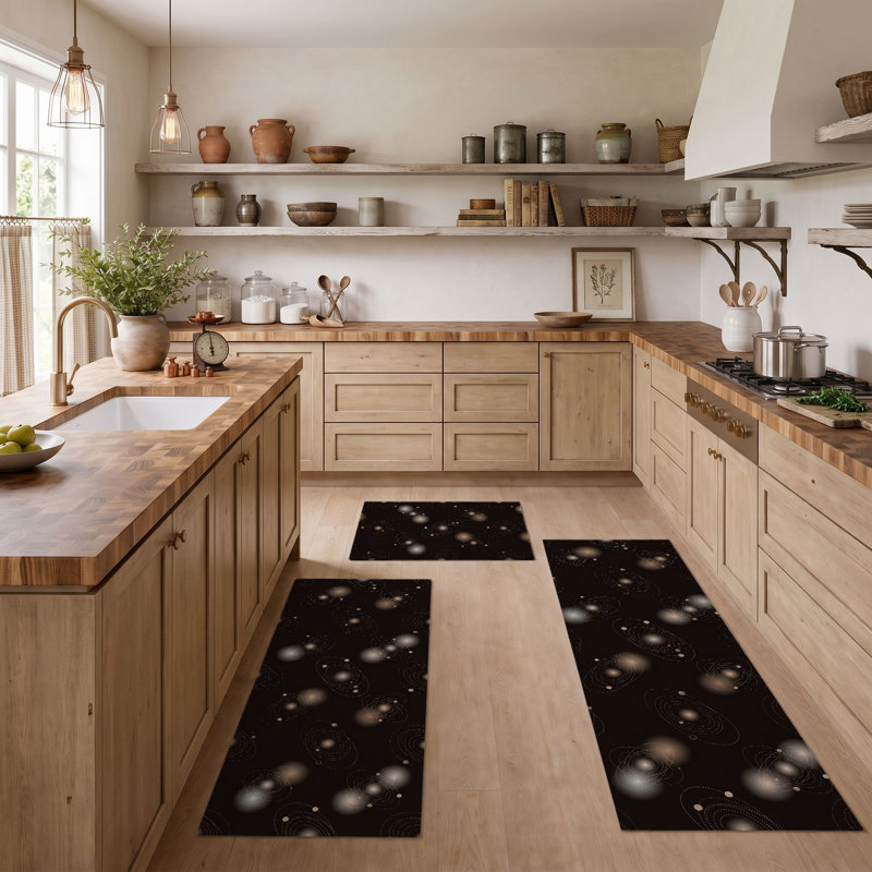 Tapis de cuisine antidérapant Galaxy Stars