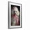 Just A Girl Who Loves Pink, reproduction encadrée sous verre, conception de Tina LeCour
