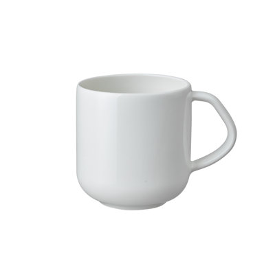 Grande tasse en porcelaine blanche classique