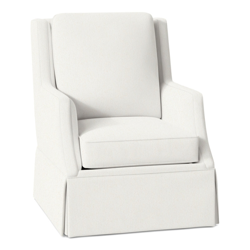 Fauteuil tournant Savannah, Perigold améliorer blanc