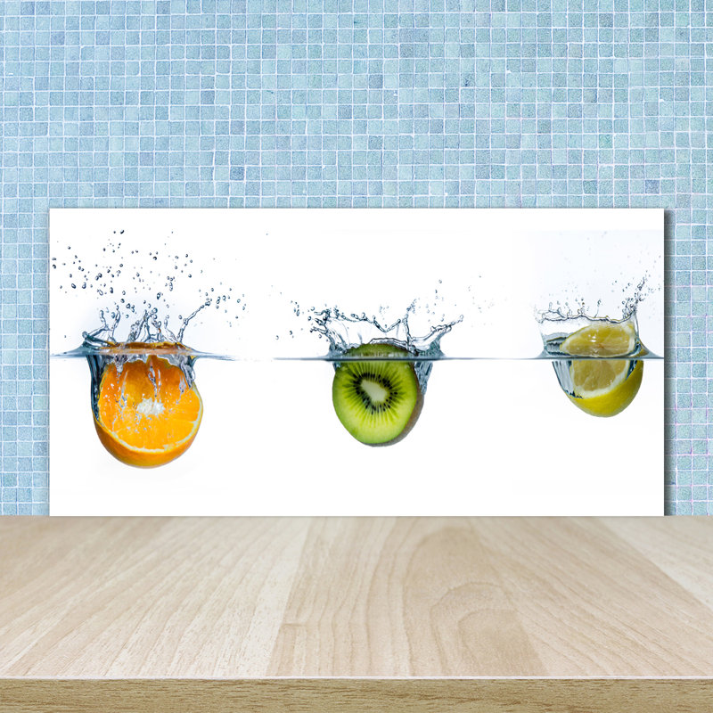 Lodine 50cm W x 100cm L Glass Peel and Stick Panel