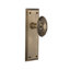 New York Plate with Victorian Door Knob