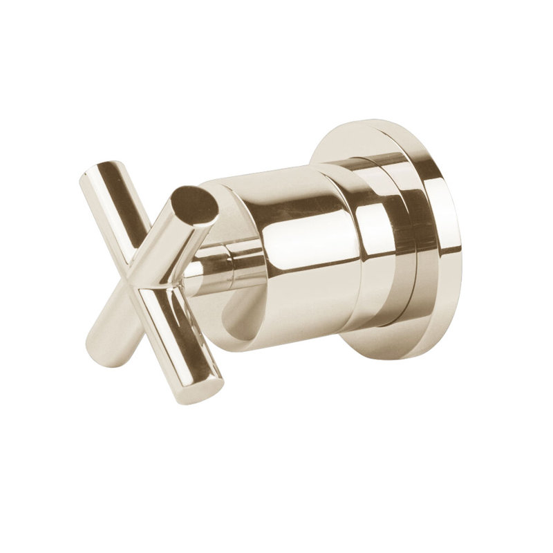 Cigno Built-in Faucet Trim Diverter, Polished Nickel