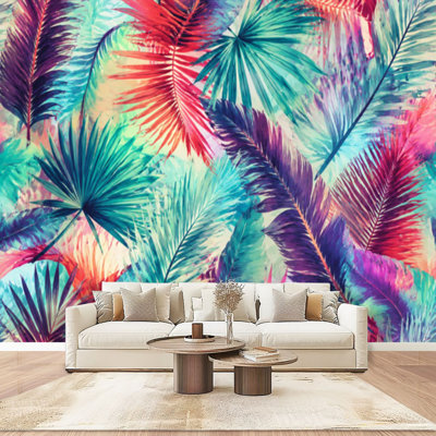 Papier peint adhésif pelez et collez Tropical