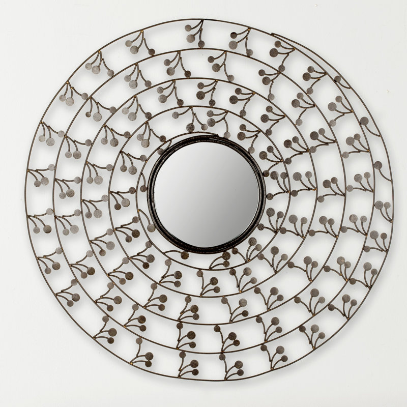 Barnabas Metal Flat Wall Mirror
