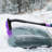 44 Inch Extendable Snow Brush & Ice Scraper - Comfortable - Fits SUV Truck Windshield Window Purple