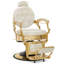 Fauteuil de barbier robuste de 26 po d'épaisseur rétro avec structure en métal, fauteuil de salon pivotant, similicuir-809107368-851314148
