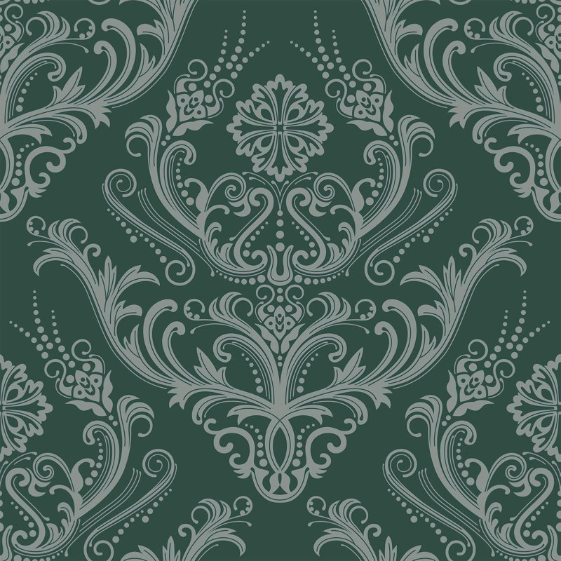 Renton Peel & Stick Damask, 126" L x 24" W