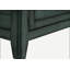 Table d'appoint, table de chevet, tiroir de rangement, bout, table d'appoint, chambre à coucher, lampe, rangement, placage bleu antique, transitionnel