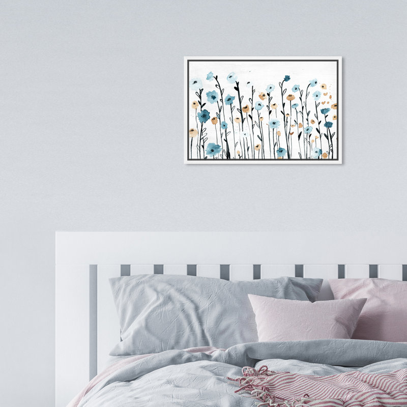 Art graphique sur toile tendue « Beautiful Growth » Ariaana, 10 po x 15 po, Impression encadrée, Blanc