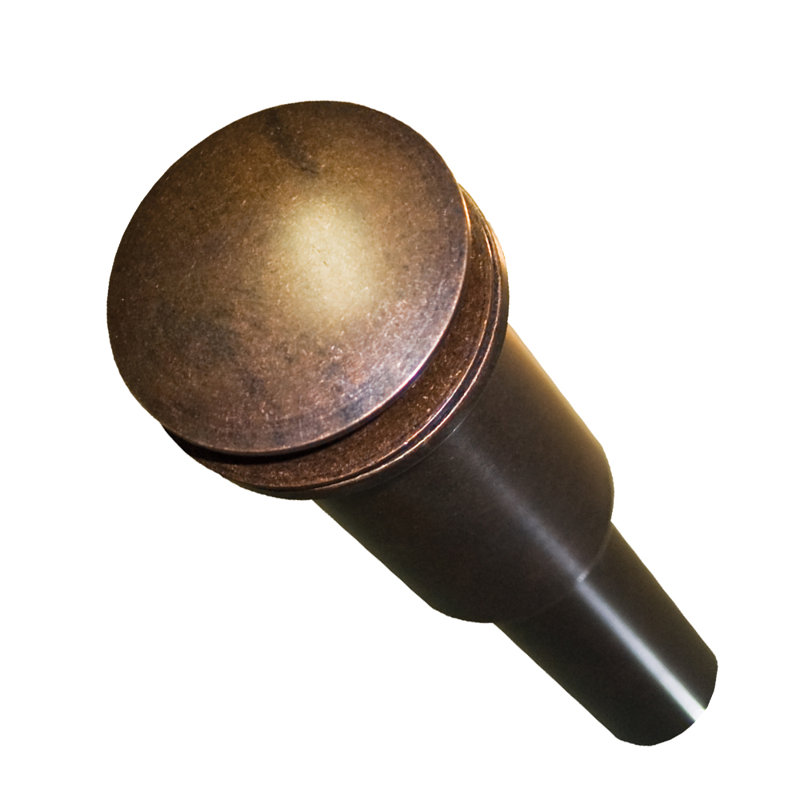 Dome 1.5" Drain Stopper Bathroom Sink Drain, Weathered Copper
