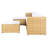 Oxley 3 - Person Patio Conversation Set with Cushions-1679024666