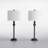 Augrave 28" Metal Buffet Lamp with USB (Set of 2)-1690626293