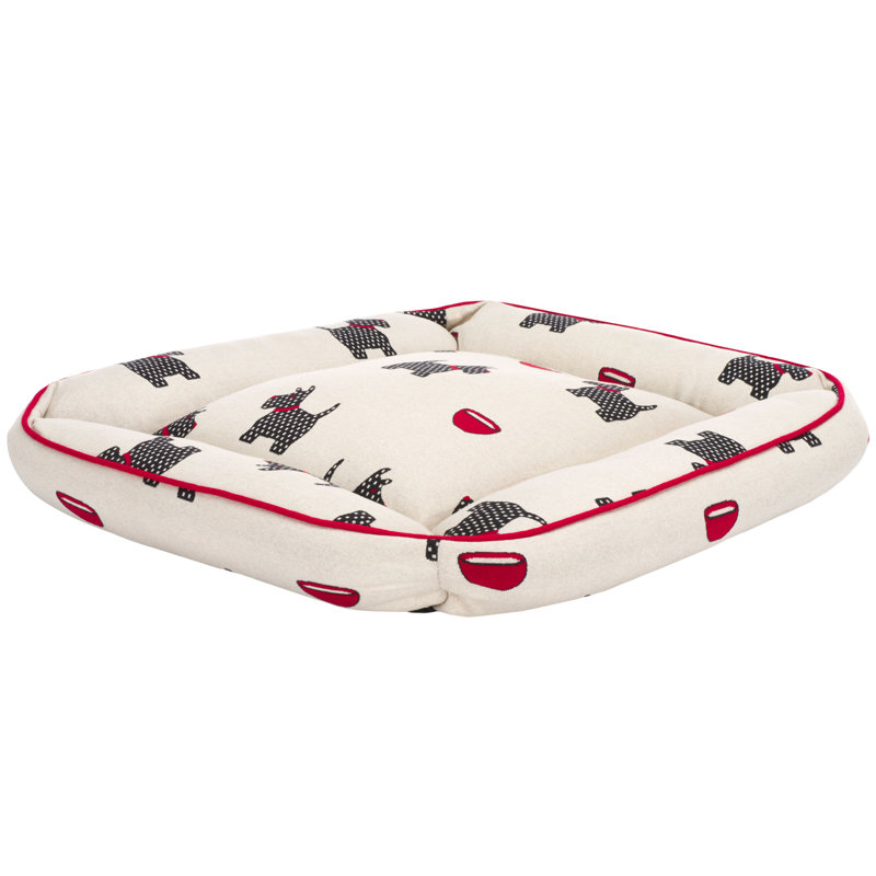 Elesiya Cotton Pet Bed,  Large (24" W x 28" D x 6" H)