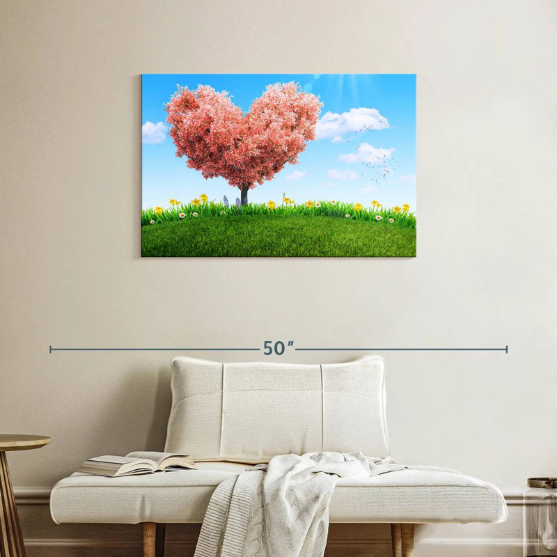 Hardie Spring Heart Tree, 24" H x 36" W
