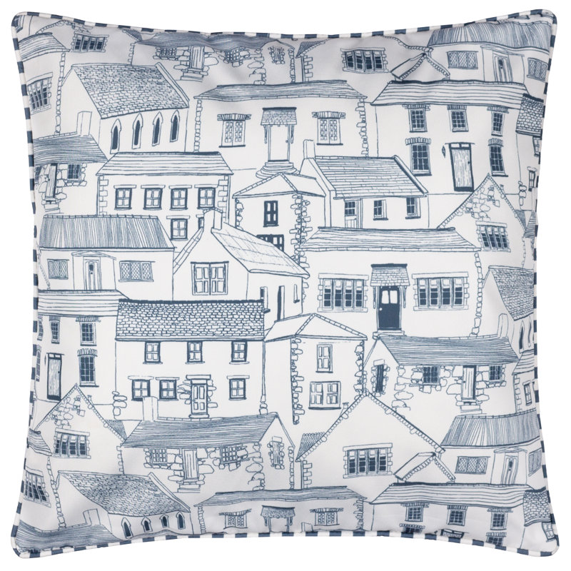 Zane Indoor / Outdoor Abstract Square Throw Cushion