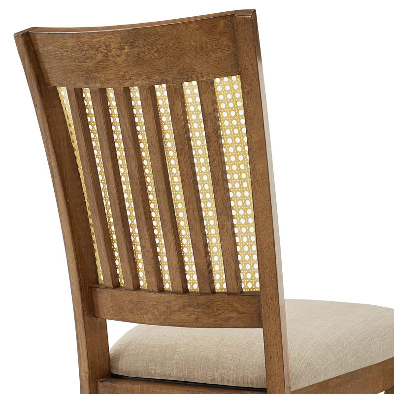 Chaise d'appoint Pulukan, Chêne / beige