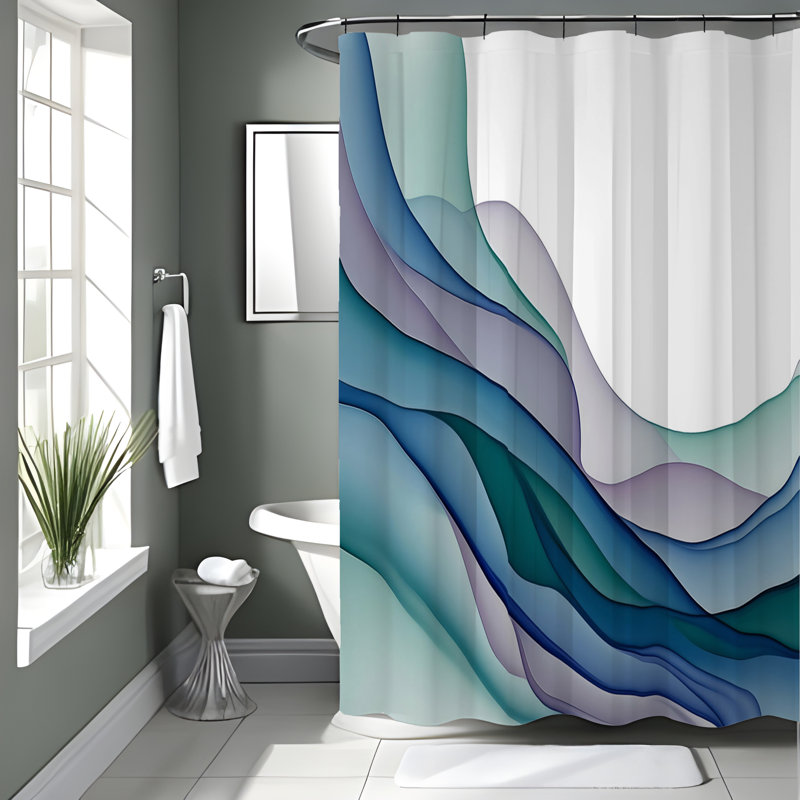 Shower Curtain, 72"H x 70"W