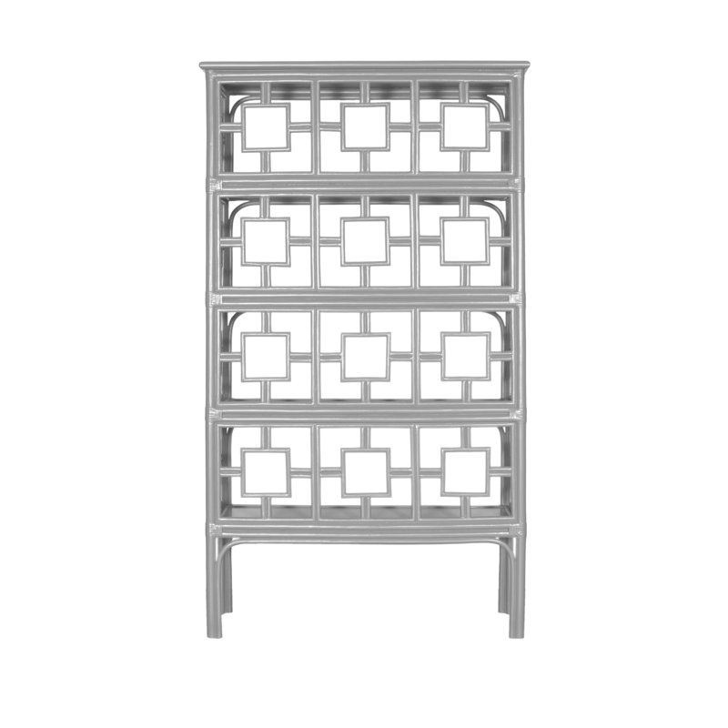 Sobe Bookcase, Light Gray