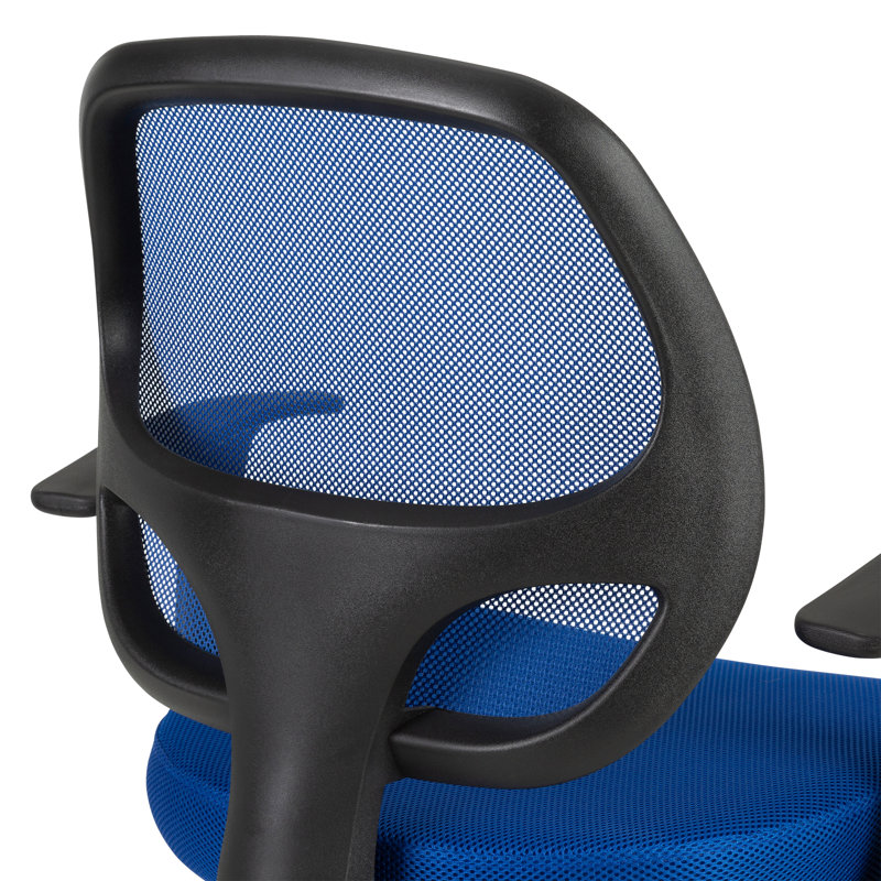 Chaise de travail en filet Abdul'Malik, Bleu éclatant