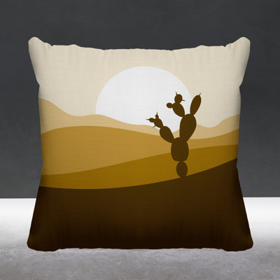 Outdoor Reversible Throw Pillow