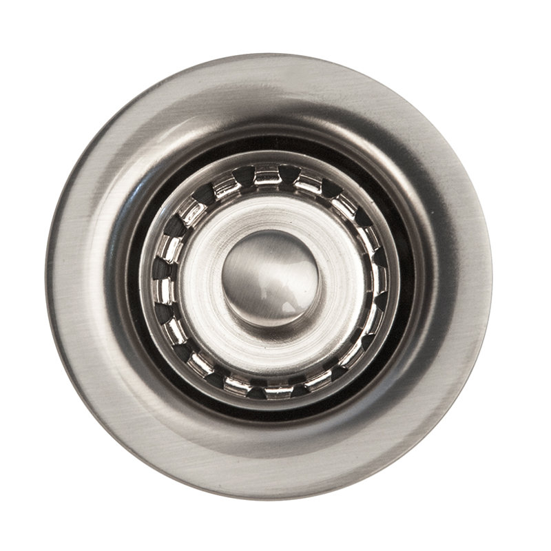 2" Bar Basket Strainer Drain - Brushed Nickel