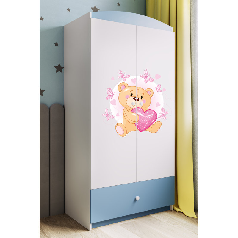 Cicero 2 Door Wardrobe, Blue