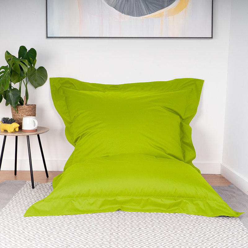Outdoor Friendly Bean Bag Lounger, Green